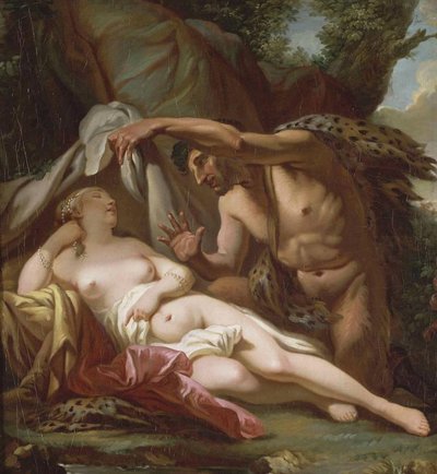 Jupiter and Antiope by Jacques Louis David